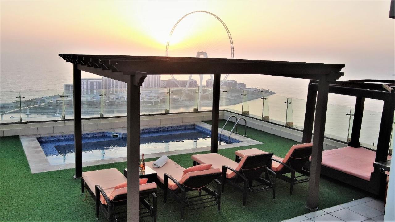 Appartement Jbr Penthouse With Terrace Pool à Dubaï Extérieur photo