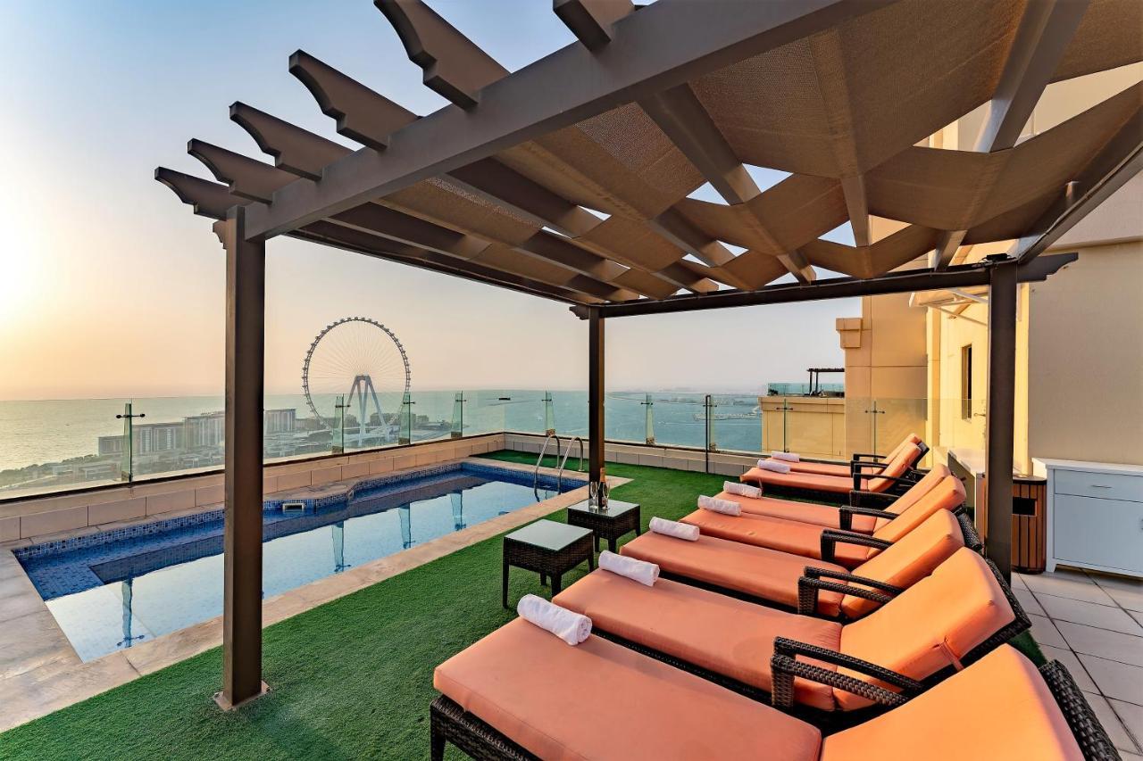Appartement Jbr Penthouse With Terrace Pool à Dubaï Extérieur photo