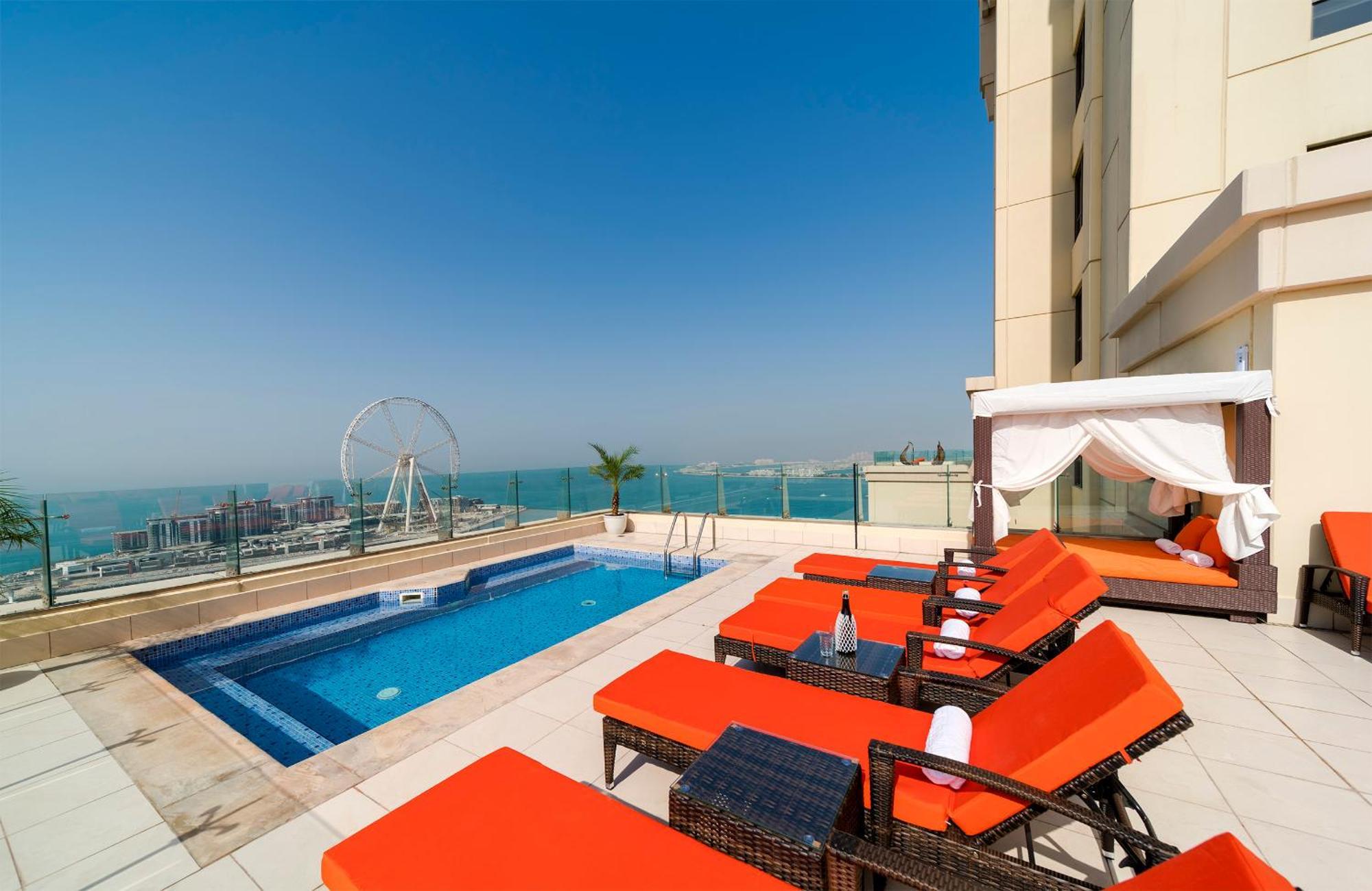 Appartement Jbr Penthouse With Terrace Pool à Dubaï Extérieur photo
